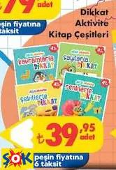 Dikkat Aktivite Kitap Çeşitleri Dikkat Aktivite Kitap Çeşitleri