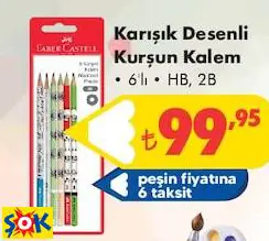 Faber-Castell Karışık Desenli Kurşun Kalem 6'lı Faber-Castell Karışık Desenli Kurşun Kalem 6'lı