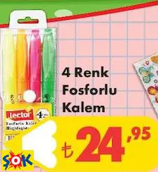 Lector 4 Renk Fosforlu Kalem Lector 4 Renk Fosforlu Kalem