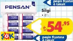 Pensan Silgi 8'li Pensan Silgi 8'li