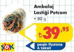 Petcom Ambalaj Lastiği 80 g Petcom Ambalaj Lastiği 80 g