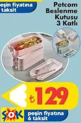 Petcom Beslenme Kutusu 3 Katlı Petcom Beslenme Kutusu 3 Katlı