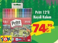 Pritt 12'li Keçeli Kalem Pritt 12'li Keçeli Kalem