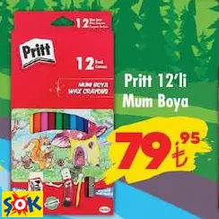 Pritt 12'li Mum Boya Pritt 12'li Mum Boya