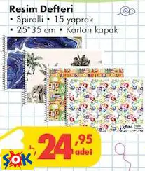 Resim Defteri Spiralli 15 Yaprak Resim Defteri Spiralli 15 Yaprak