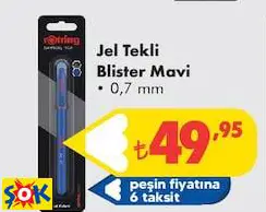 Rotring Jel Tekli Blister Mavi Rotring Jel Tekli Blister Mavi