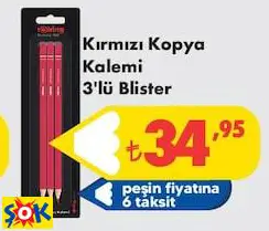 Rotring Kırmızı Kopya Kalemi 3'lü Blister Rotring Kırmızı Kopya Kalemi 3'lü Blister