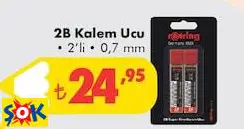 Rotring 2B Kalem Ucu 0,7 mm Rotring 2B Kalem Ucu 0,7 mm