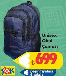 Unisex Okul Çantası Unisex Okul Çantası