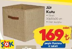 Jüt Kutu 30x30x30 cm Jüt Kutu 30x30x30 cm