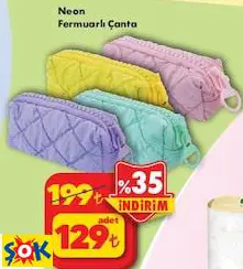 Neon Fermuarlı Çanta Neon Fermuarlı Çanta