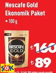 Nescafe Gold Ekonomik Paket 100 g Nescafe Gold Ekonomik Paket 100 g