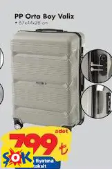 PP Orta Boy Valiz 67x44x28 cm PP Orta Boy Valiz 67x44x28 cm