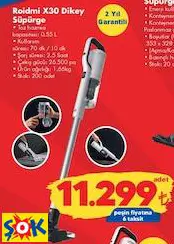 Roidmi X30 Dikey Süpürge Roidmi X30 Dikey Süpürge