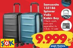 Samsonite 133186 Spinner Valiz Kabin Boy Samsonite 133186 Spinner Valiz Kabin Boy
