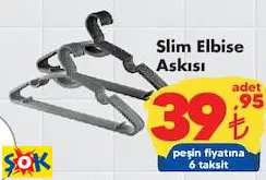 Slim Elbise Askısı Slim Elbise Askısı
