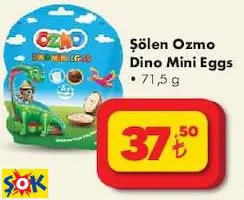 Şölen Ozmo Dino Mini Eggs 71,5 g Şölen Ozmo Dino Mini Eggs 71,5 g