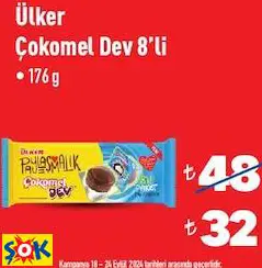 Ülker Çokomel Dev 8'li Ülker Çokomel Dev 8'li
