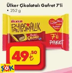 Ülker Çikolatalı Gofret 7'li Ülker Çikolatalı Gofret 7'li