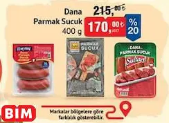 Dana Parmak Sucuk 400 g Dana Parmak Sucuk 400 g