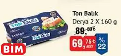 Derya Ton Balık 2x160 g Derya Ton Balık 2x160 g