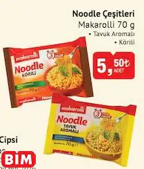 Makarolli Noodle Çeşitleri 70 g Makarolli Noodle Çeşitleri 70 g