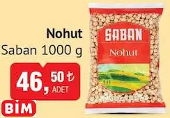 Saban Nohut 1000 g Saban Nohut 1000 g