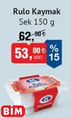 Sek Rulo Kaymak 150 g Sek Rulo Kaymak 150 g