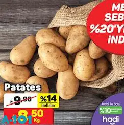 Patates kg Patates kg