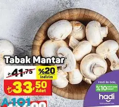 Tabak Mantar Adet Tabak Mantar Adet