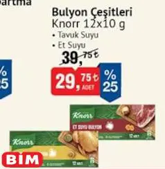 Knorr Bulyon Çeşitleri 12x10 g Knorr Bulyon Çeşitleri 12x10 g