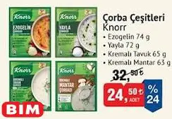Knorr Çorba Çeşitleri 74/72/65/63 g Knorr Çorba Çeşitleri 74/72/65/63 g