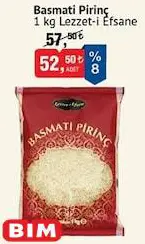 Lezzet-i Efsane Basmati Pirinç 1 kg Lezzet-i Efsane Basmati Pirinç 1 kg