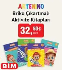 Artenino Briko Çıkartmalı Aktivite Kitapları Artenino Briko Çıkartmalı Aktivite Kitapları