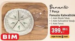 Benante 7 Parça Fanuslu Kahvaltılık Benante 7 Parça Fanuslu Kahvaltılık