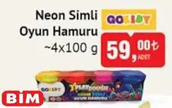 Gokidy Oyuncak Neon Simli Oyun Hamuru 4x100 g Gokidy Oyuncak Neon Simli Oyun Hamuru 4x100 g