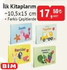 İlk Kitaplarım Farklı Çeşitlerde İlk Kitaplarım Farklı Çeşitlerde
