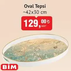 Oval Tepsi 42x30 cm Oval Tepsi 42x30 cm