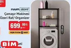 Ruum Store Çamaşır Makinesi Üzeri Raf/Organizer Ruum Store Çamaşır Makinesi Üzeri Raf/Organizer