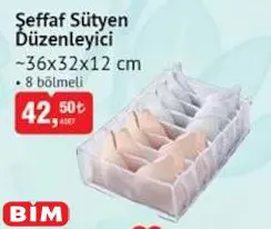 Şeffaf Sütyen Düzenleyici 36x32x12 cm Şeffaf Sütyen Düzenleyici 36x32x12 cm