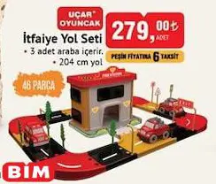 Uçar Oyuncak İtfaiye Yol Seti 46 Parça Uçar Oyuncak İtfaiye Yol Seti 46 Parça
