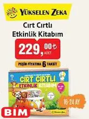 Yükselen Zeka Cırt Cırtlı Etkinlik Kitabım Yükselen Zeka Cırt Cırtlı Etkinlik Kitabım