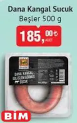 Beşler Dana Kangal Sucuk 500 g Beşler Dana Kangal Sucuk 500 g