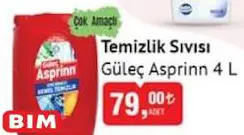 Güleç Aspirin Temizlik Sıvısı 4 L Güleç Aspirin Temizlik Sıvısı 4 L