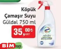 Güldal Köpük Çamaşır Suyu 750 ml Güldal Köpük Çamaşır Suyu 750 ml