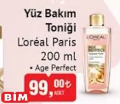 Loreal Paris Yüz Bakım Toniği Age Perfect 200 ml Loreal Paris Yüz Bakım Toniği Age Perfect 200 ml