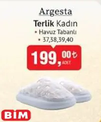 Argesta Terlik Kadın Argesta Terlik Kadın