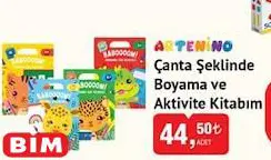 Arteninno Çanta Şeklinde Boyama ve Aktivite Kitabım Arteninno Çanta Şeklinde Boyama ve Aktivite Kitabım