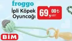 Froggo İpli Köpek Oyuncağı Froggo İpli Köpek Oyuncağı