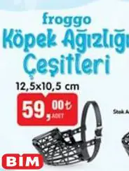 Froggo Köpek Ağızlığı 12,5x10,5 cm Froggo Köpek Ağızlığı 12,5x10,5 cm